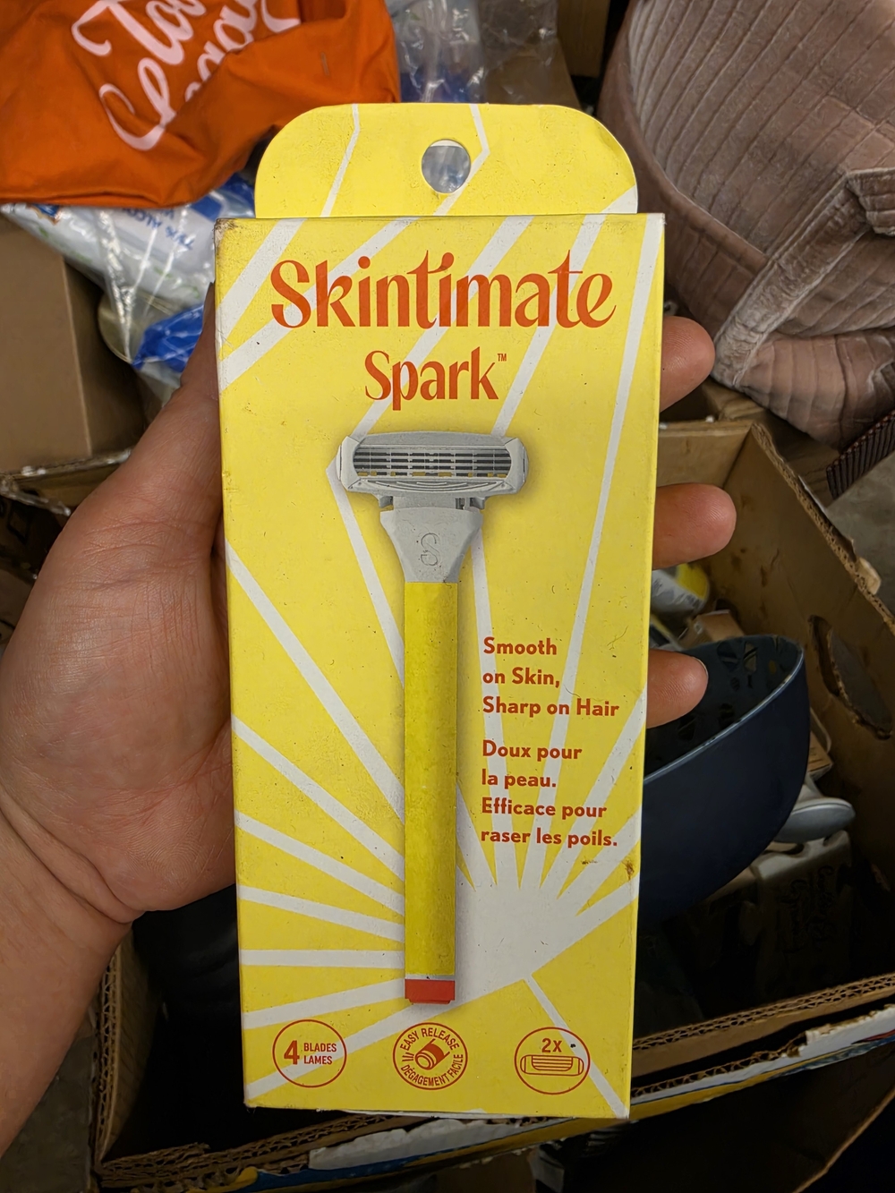 Spark Razor With Extra Heads- Yellow